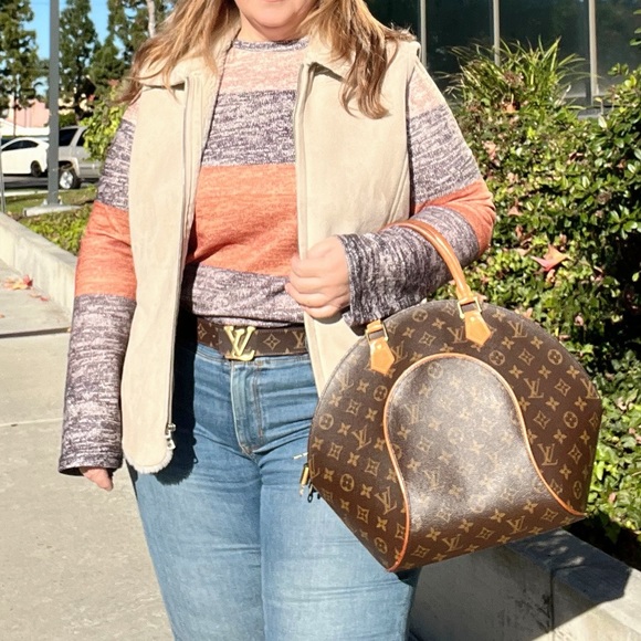 Louis Vuitton Ellipse monogram coated canvas bag with leather trims - Picture 14 of 15